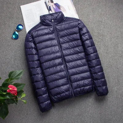 Men's Autumn & Winter Down Jacket – Fashion Hooded Slim Fit, Super Light & Warm Coat