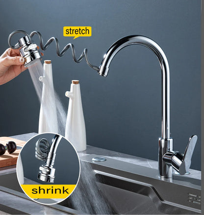 3-Mode Rotating Sink Faucet – 360° Water-Saving Filter Extension for Kitchen