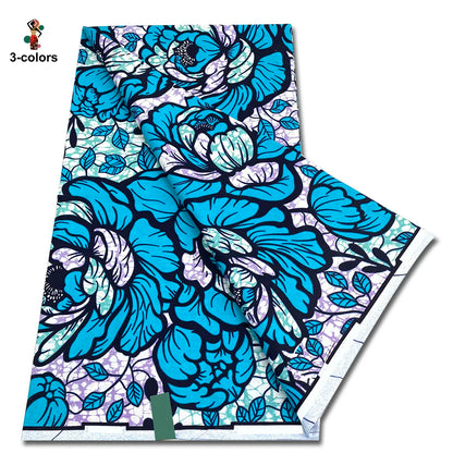 2026 Original African Wax Print Fabric - 100% Cotton Nigerian Ankara Batik Soft Pagne Material