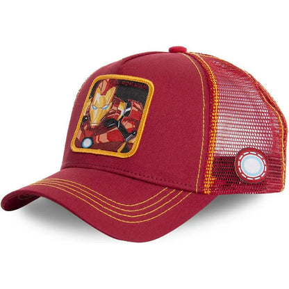 Marvel Superhero Baseball Cap – Spider-Man, Iron Man, Hulk, Captain America, Venom & Rocket Raccoon Anime Sports Leisure Hat