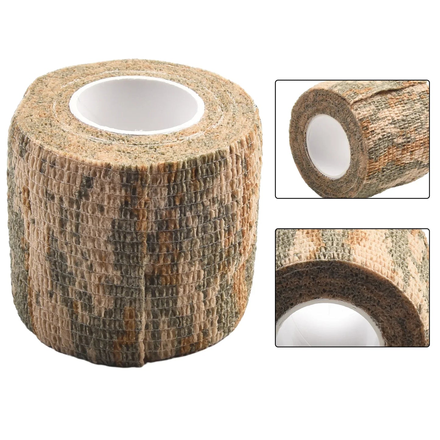 Camouflage Invisible Tape — Reusable Self-Cling Camo Wrap for Hunting Rifle & Outdoor Camping