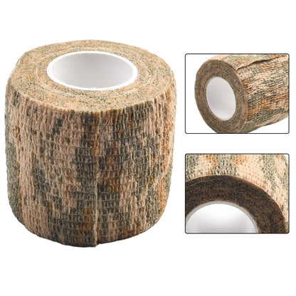 Camouflage Invisible Tape — Reusable Self-Cling Camo Wrap for Hunting Rifle & Outdoor Camping