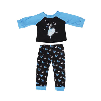 Doll Clothes Multi-Style Daily Set – Pajamas & Home Wear for 43cm Born Baby Dolls & 18-Inch American Dolls, Our Generation Toy Gift