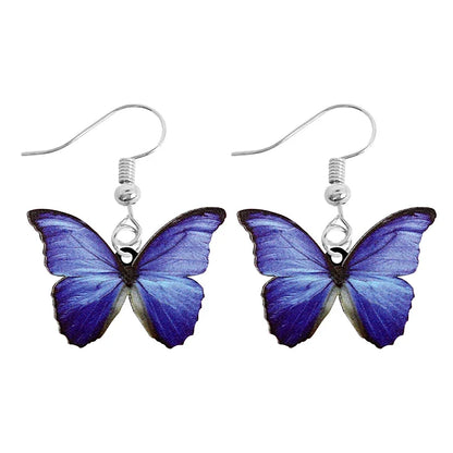 Cute Animal Acrylic Drop Earrings - Funny Custom Jewelry Gifts for Women & Girls with Rabbit, Parrot, Frog & Butterfly Designs