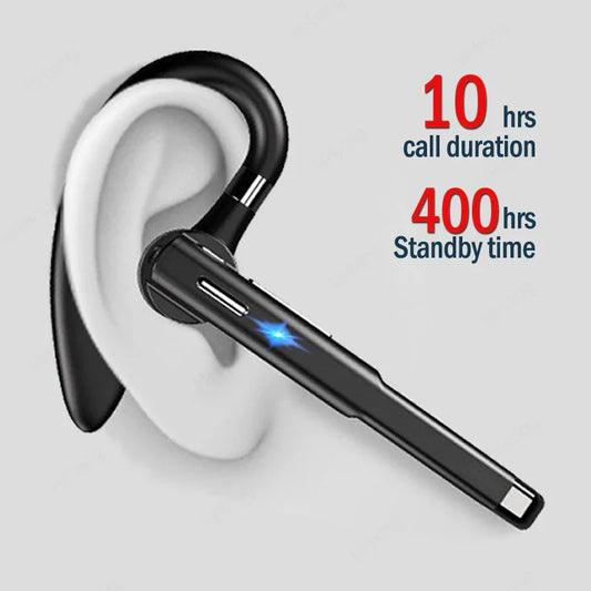 Wireless Bluetooth Headphones with Microphone – Noise Cancelling Handsfree Earphones for Business, Driving & Talking