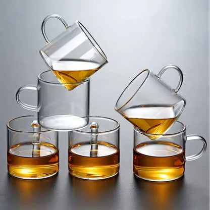 HMLOVE Heat-Resistant Glass Teapot – Puer Kettle Tea Infuser, Kung Fu Teaware Set, High Borosilicate Heatable Pot