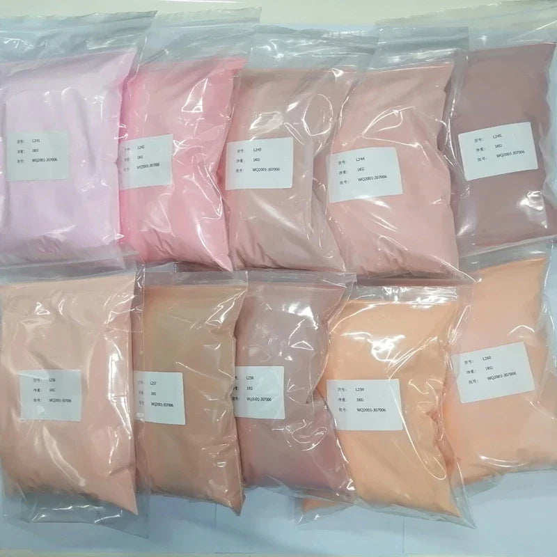50g/100g Bulk Nude Acrylic Powder - 4-in-1 Solid Crystal Colors for Nail Extension, Dipping & Engraving, Acrylic Monomer