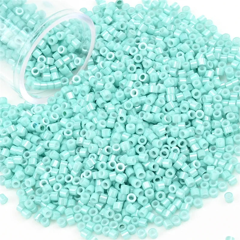 11/0 Mini Glass Beads – 2000PCS Small Cylindrical Beads for DIY Jewelry Making, Necklaces & Bracelets, 10g/Pack