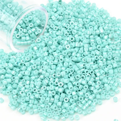 11/0 Mini Glass Beads – 2000PCS Small Cylindrical Beads for DIY Jewelry Making, Necklaces & Bracelets, 10g/Pack