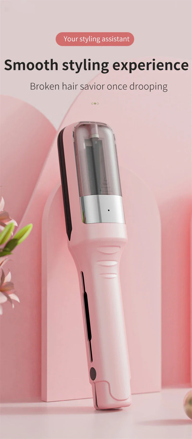 Professional Cordless Hair Ends Trimmer – Automatic Split Remover for Dry, Damaged, Brittle Hair in Women