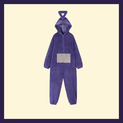 Unisex Tinky Winky Dipsy Po Lala Onesie - Soft Long Sleeve Pajamas & Cosplay Homewear
