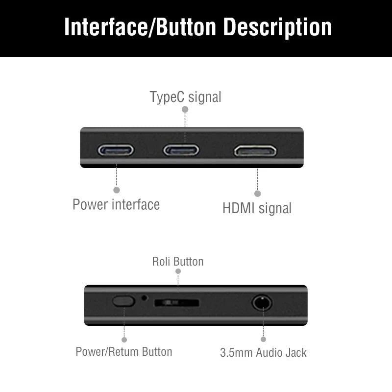 14-Inch Portable Touch Monitor – Non-Touch Optional 16:10 400cd/m² Gaming Display for Xbox, PS4/PS5, Switch & Laptop