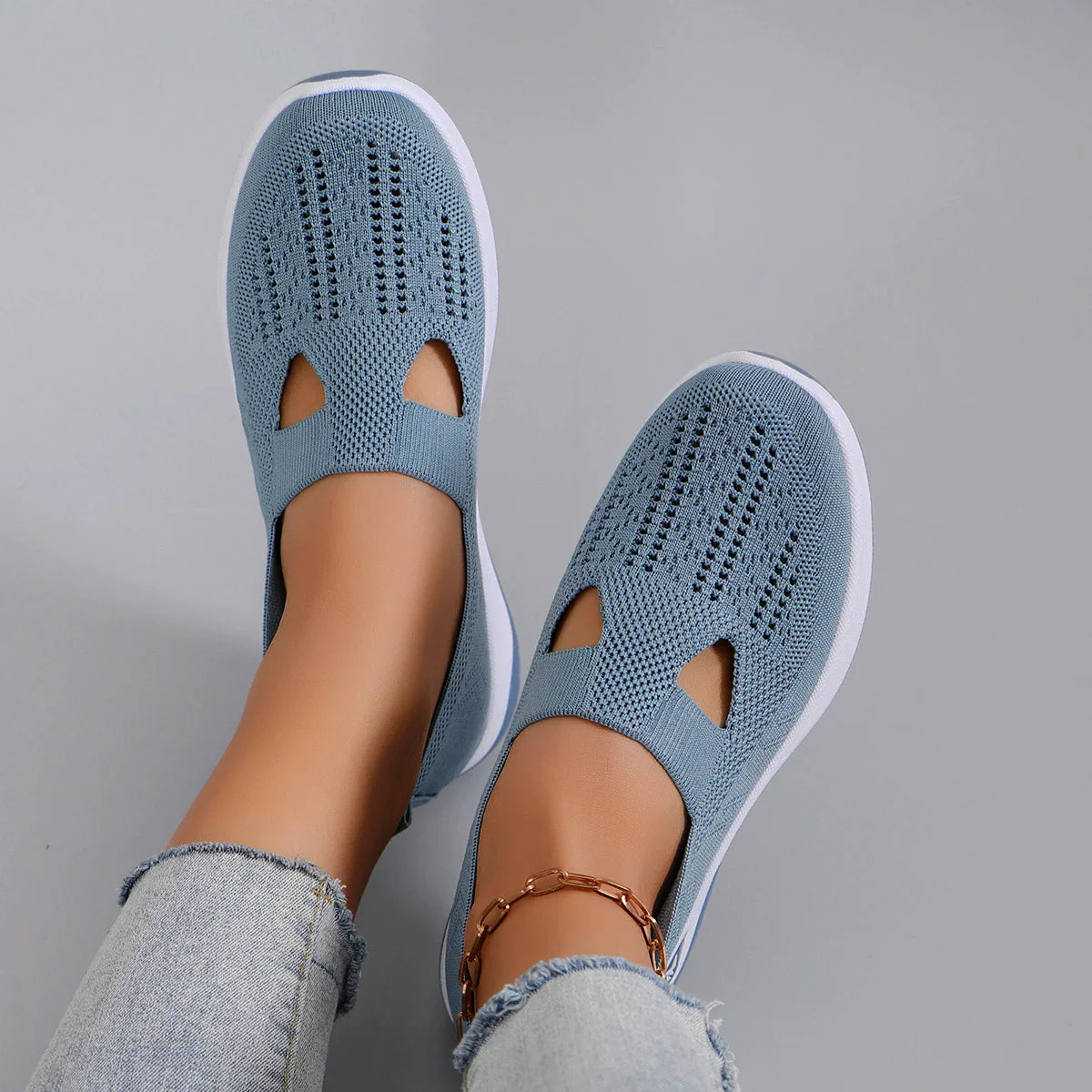 Spring Women's Sports Shoes – Breathable, Lightweight, Non-Slip, Wear-Resistant Casual Sneakers