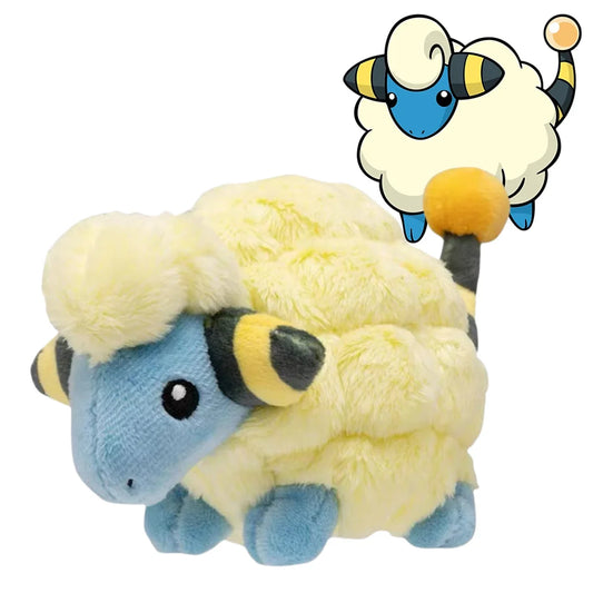 Pokemon Plush Toys — Pikachu, Mareep, Flaaffy, Ampharos, Gengar, Mewtwo, Arceus, Manaphy, Butterfree, Milotic, Lucario & Greninja Stuffed Dolls