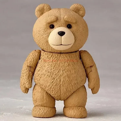 Ted 2 Action Figure — BJD Teddy Bear Collectible, Yamaguchi Revoltech No.006 Movie Model Doll Toy Gift