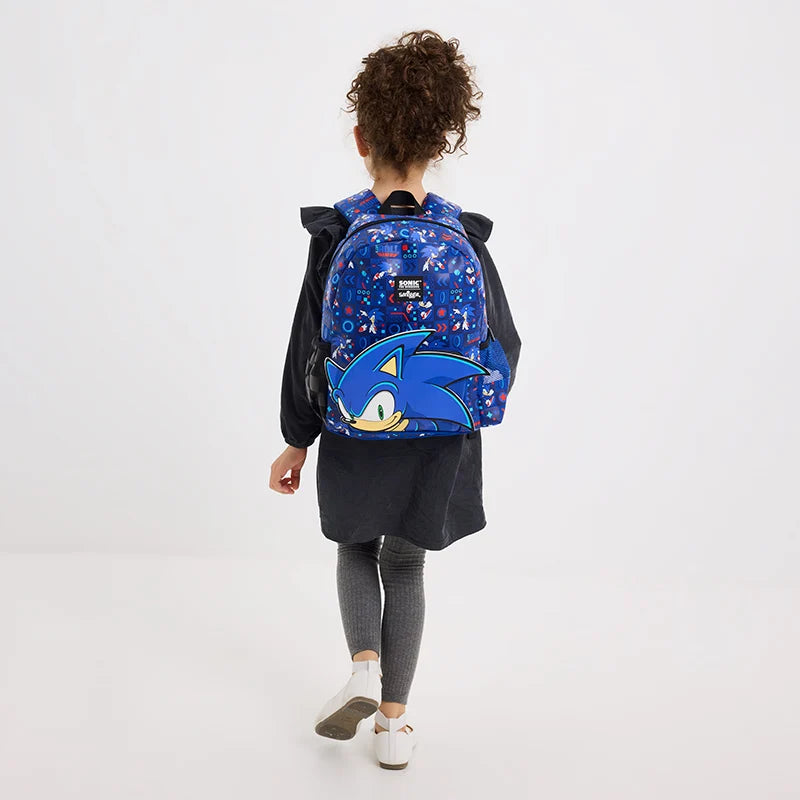 Australia Smiggle Sonic Cartoon Backpack – Kids School Bag Anime Student Gift