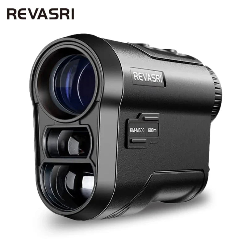REVASRI 600M/Yard Golf Laser Rangefinder - Slope Compensation, Flagpole Lock, Vibration & USB Rechargeable for Golfing
