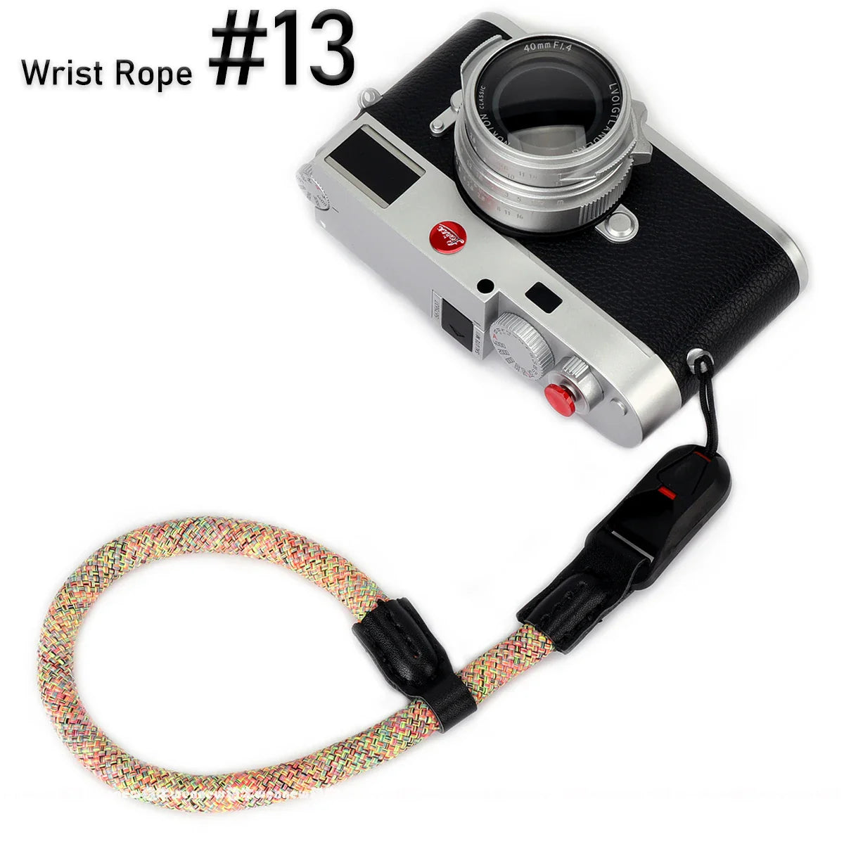 Nylon Rope Sling Quick Release Camera Strap – Wrist & Neck Shoulder Strap for Fujifilm, Sony, Nikon, Canon & Leica Mirrorless Cameras