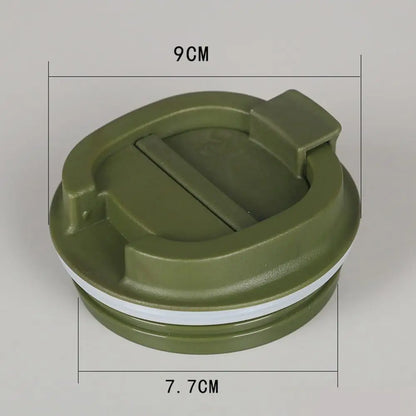 Multicolor Plastic Coffee Cup Lids — Reusable Travel Flask & Water Bottle Covers