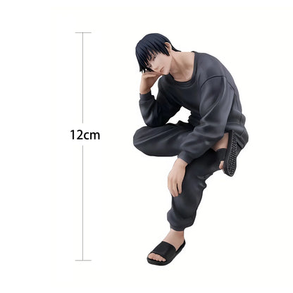 Jujutsu Kaisen Toji Fushiguro Figure - Sitting Pose Anime Collectible Decor Toy