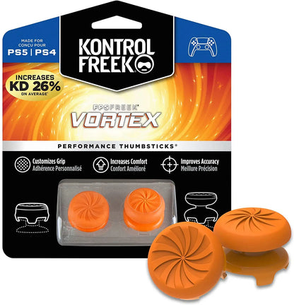 2PCS Performance Thumb Grip Caps — Silicone Analog Stick Covers for PS4 & PS5 Controllers