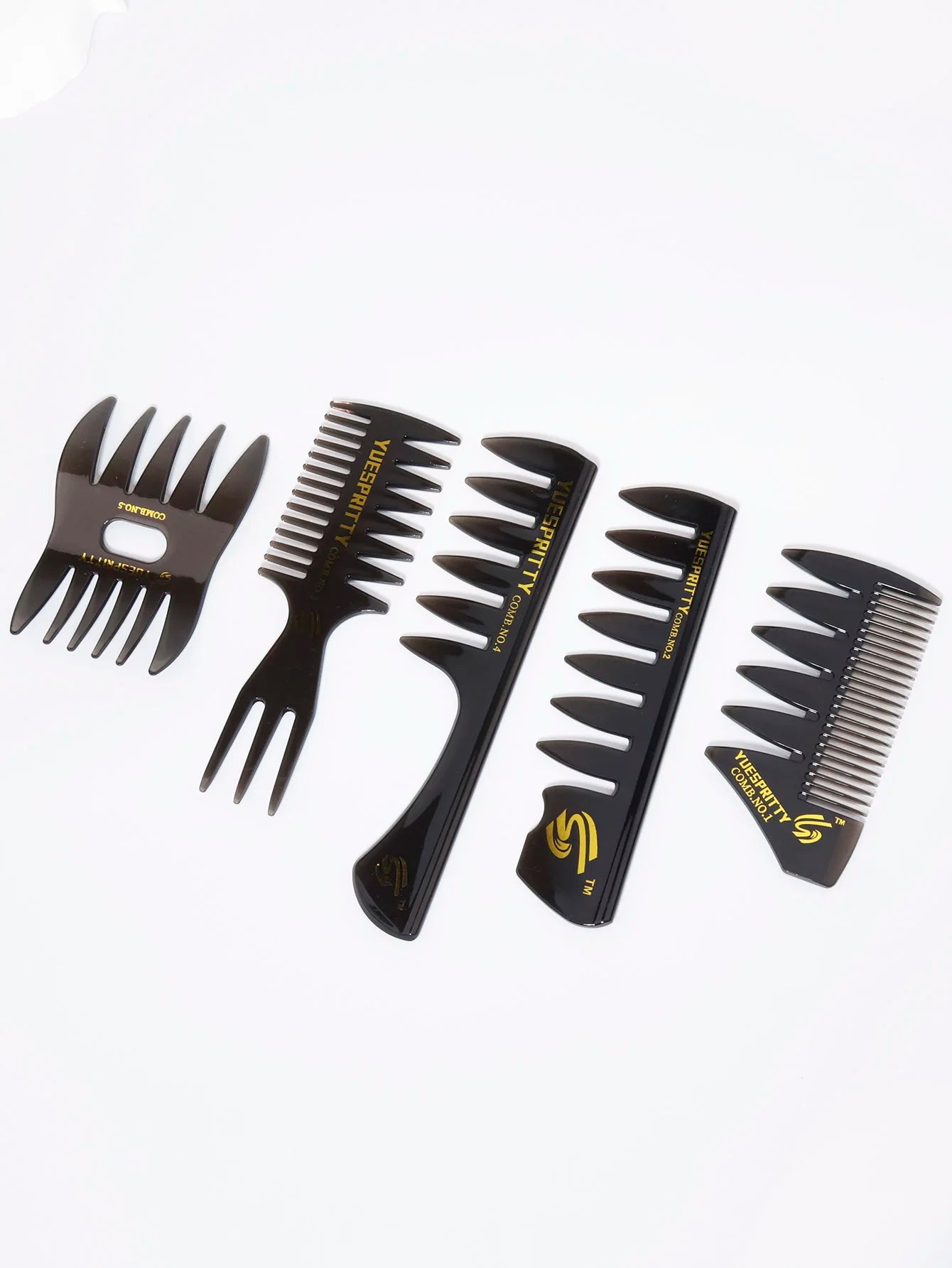 Wide Tooth Comb for Men – Hairdressing, Trimming & Styling Tool for Real Hair Wigs