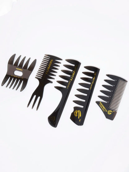Wide Tooth Comb for Men – Hairdressing, Trimming & Styling Tool for Real Hair Wigs