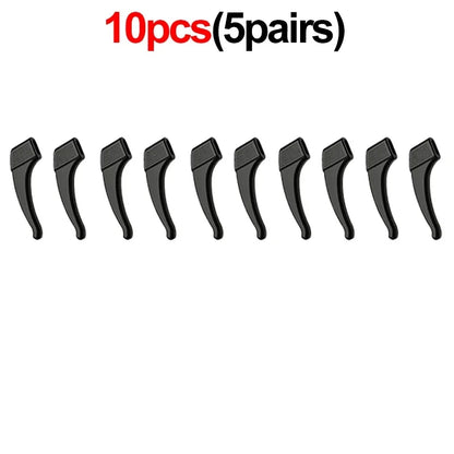 2/40PCS Silicone Ear Hooks for Glasses | Anti-Slip Eyewear Grip, Temple Sleeve & Sunglasses Holder Accessories