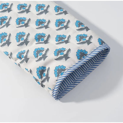 2025 Women’s Printed Quilted Padded Jacket – Collared Cotton Coat with Contrast Piped Pockets, Casual Autumn Outerwear