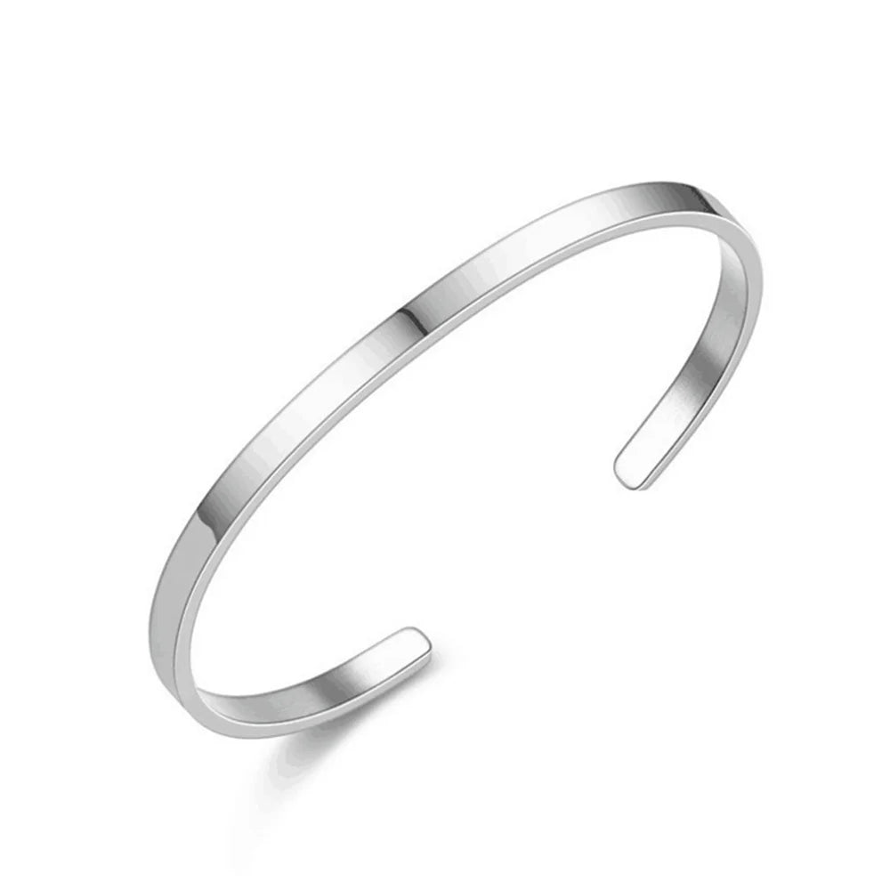 Stainless Steel Silver Snake Bone Chain Bracelet for Men & Women – Non-Fading Hip Hop Open Fashion Wrist Jewelry