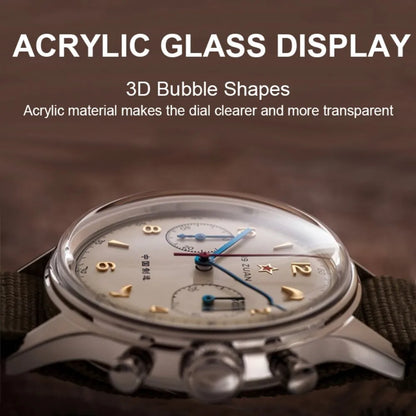RED STAR 1963 Men's Chronograph Watch - 38mm Pilot Design with Seagull ST1901 Movement & Sapphire Glass