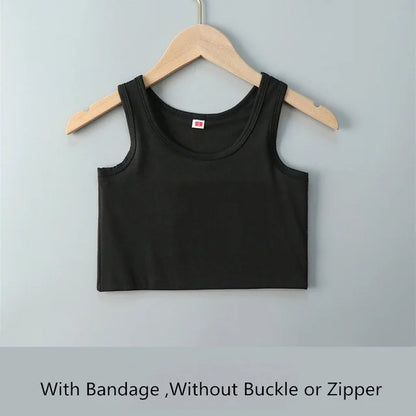 Women’s Flat Chest Binder – Bandage Pullover Corset Tank Top for Transgender, Lesbian & Transgender Underwear