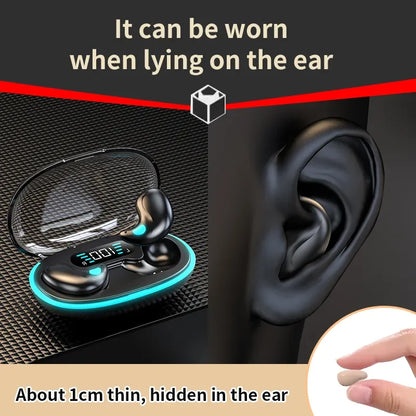 X55 Bluetooth Wireless Earbuds - Ear Hook Headphones With HiFi Stereo Bass Noise Reduction Sports Headset