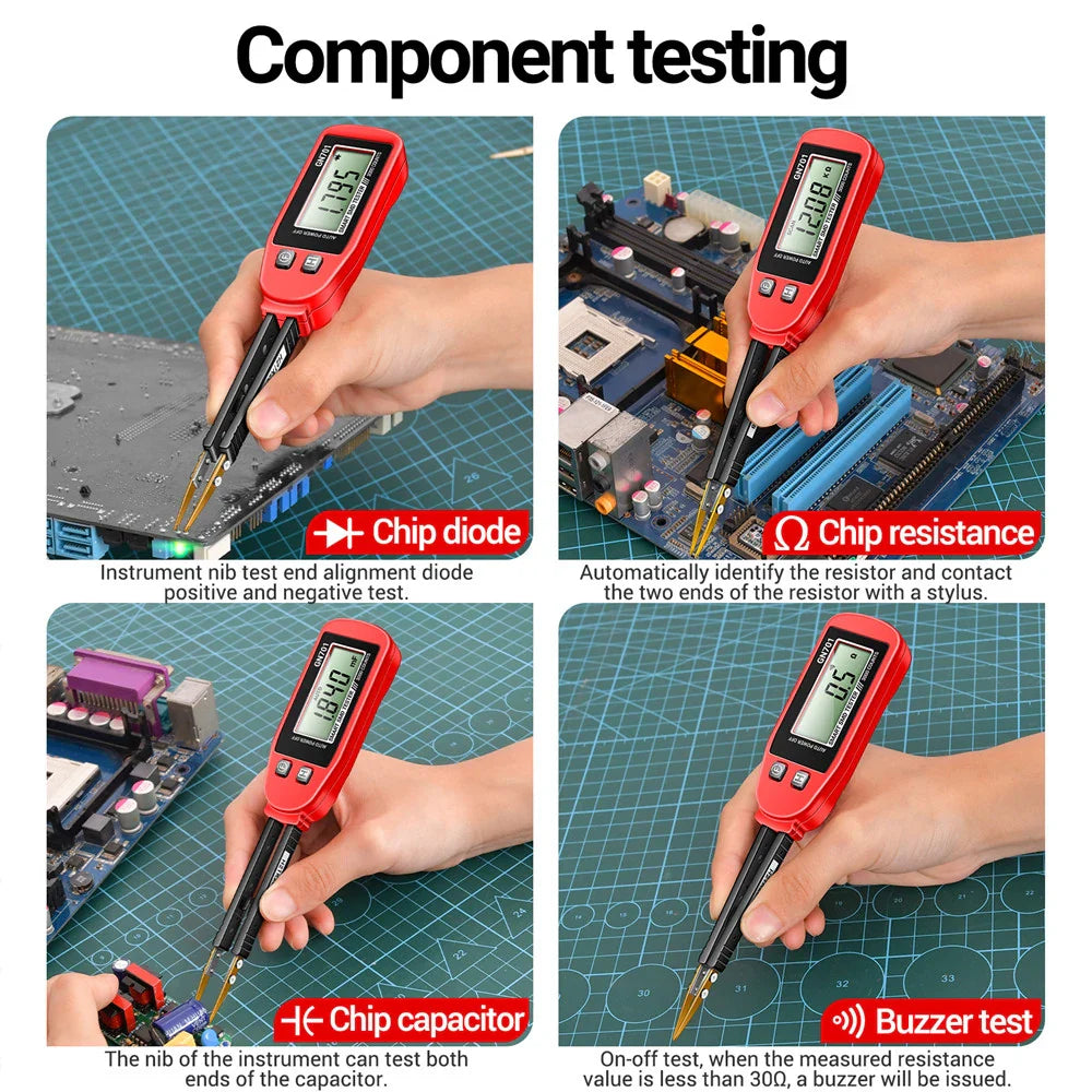 GN701 Smart SMD Tester – Multimeter for Capacitance, Resistance & Diode with LCD Display (3000 Counts)