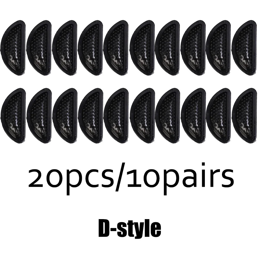 Anti-Slip Silicone Nose Pads for Glasses – Transparent Soft Self-Adhesive Eyewear Cushions