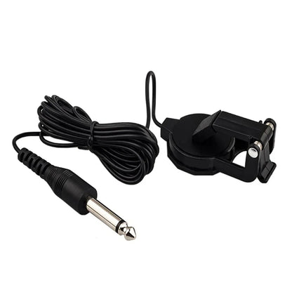 Clip-On Audio Jack Pickup – 2.5M Sound Transducer for Acoustic Guitar, Mandolin, Bouzouki, Violin, Banjo & Ukulele