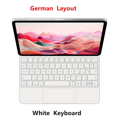 Backlight Magic Keyboard Case for iPad Pro 11/13 & iPad Air 11/13 Inch (2024) – M4/M2 Smart Folio Cover