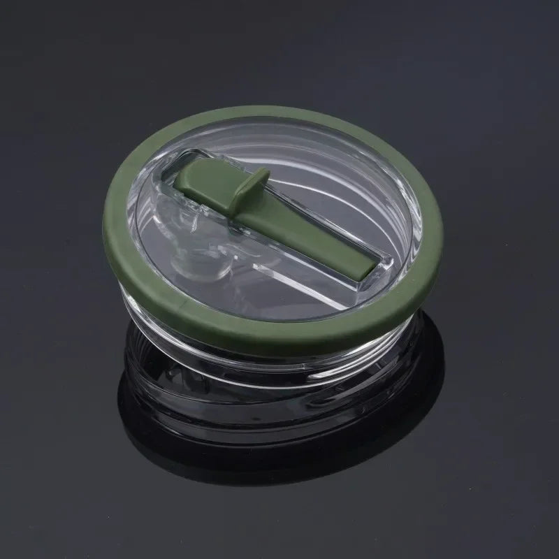 Spill-Proof 40oz Cup Lid for Stanley – Eco-Friendly Replacement with Spiral Straw Cover Accessory