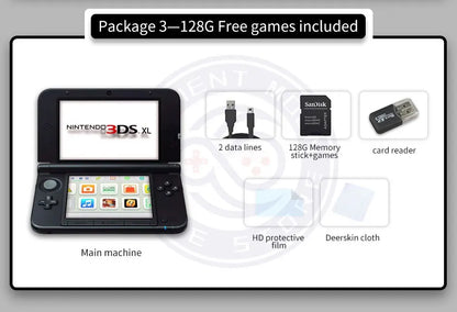 Original/Refurbished 3DSXL/3DSLL Handheld Game Console – Free Pokémon Sun/Moon Games