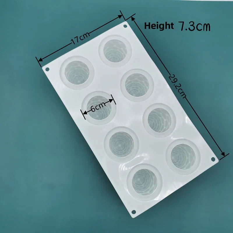 3D Lemon Shape Silicone Cake Mold — French Dessert Baking Tools for Brownies, Mousse & Pastry Decoration