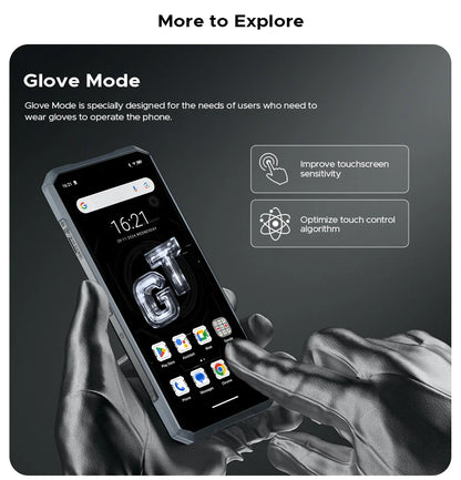 DOOGEE Blade GT Rugged Phone | 6.72'' FHD+, 120Hz LED Light, 12GB RAM, 256GB ROM, 5500mAh Battery, Android 14   2/2