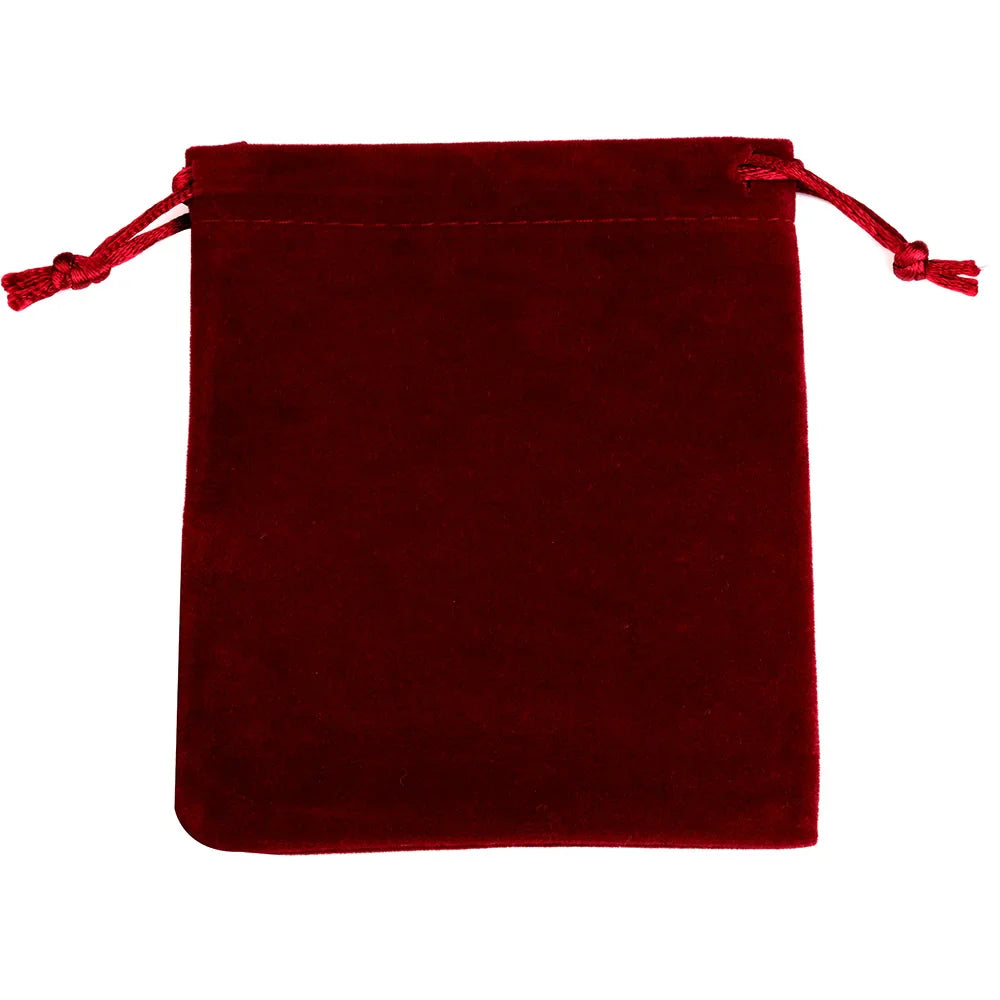 10pcs 5x7cm Mixed Color Velvet Gift Bags | Soft Velvet Drawstring Pouches for Christmas Jewelry Packaging
