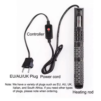 Aquarium Submersible Heater - Water Heating Rod with Temperature Control for Fish Tanks, 220-240V, 50-500W