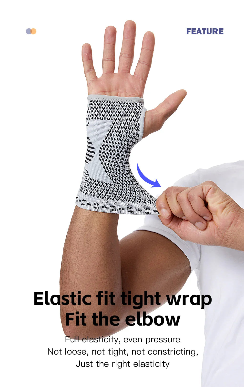 Adjustable Gym Wristband & Palm Guard — Sports Wrist Support Brace with Compression Gloves for Carpal Tunnel