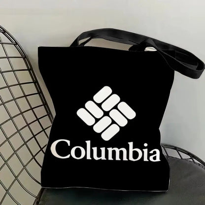 Classic Canvas Tote Bag - Large Capacity Double-Sided Print Shoulder Shopping Bag