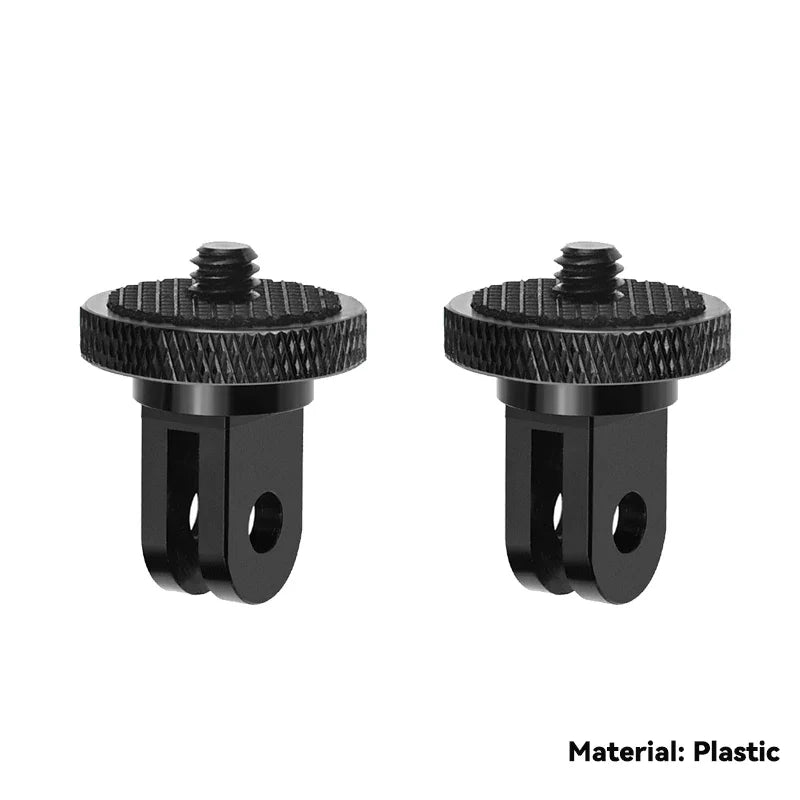 1/4 Inch Tripod Adapter Mount - 360° Rotating Holder for GoPro Hero 13 12 11 10 9 8 Insta360 X2 X3 X4 DJI Camera Accessories
