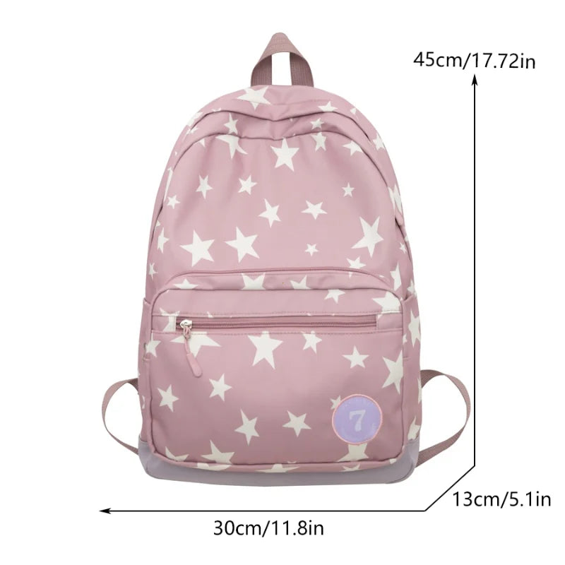 Star Laptop Backpack 17 Inch | Cute Travel & College Bag for Women, Men, Students, Back to School Bookbag
