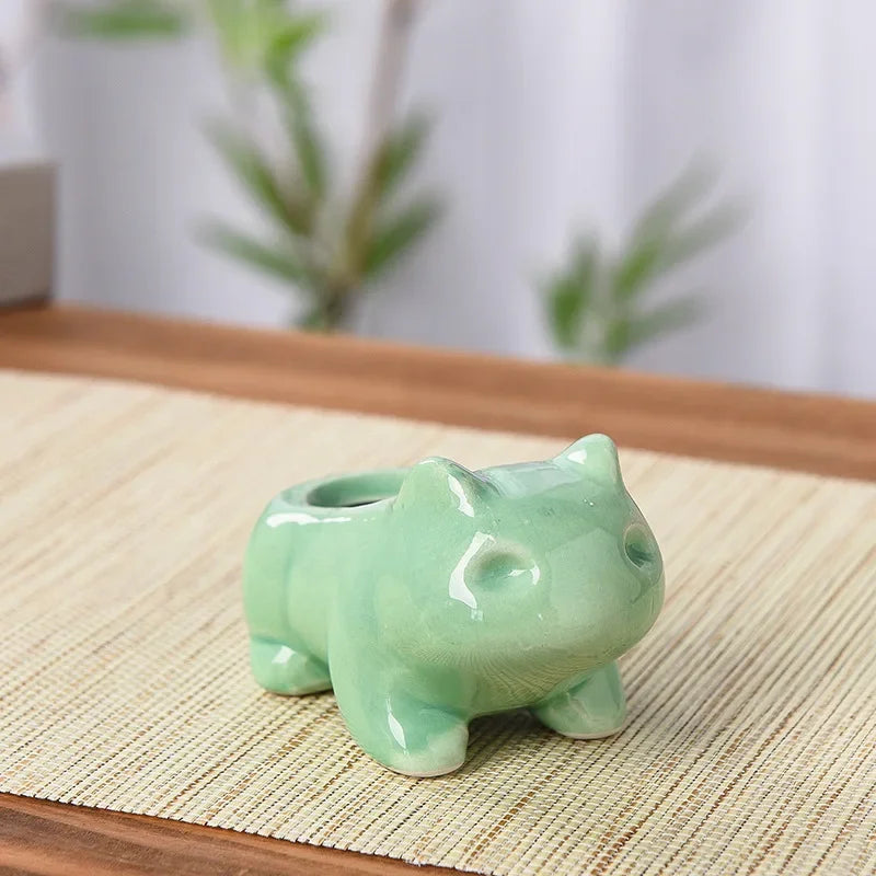 Creative Ceramic Mini Flowerpot – Succulent Planter with Drainage Hole for Home & Garden Decor