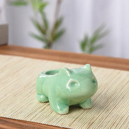 Creative Ceramic Mini Flowerpot – Succulent Planter with Drainage Hole for Home & Garden Decor
