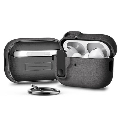 Safety Lock Shockproof Case for AirPods 4 – Protective Wireless Earbuds Case with Cleaning Kit
